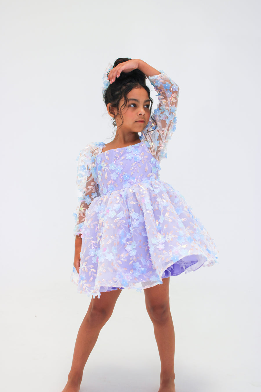 Maddy 3D Floral Dress