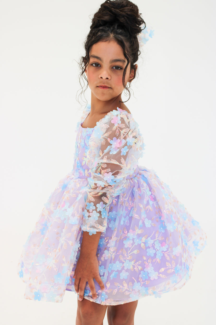 Maddy 3D Floral Dress