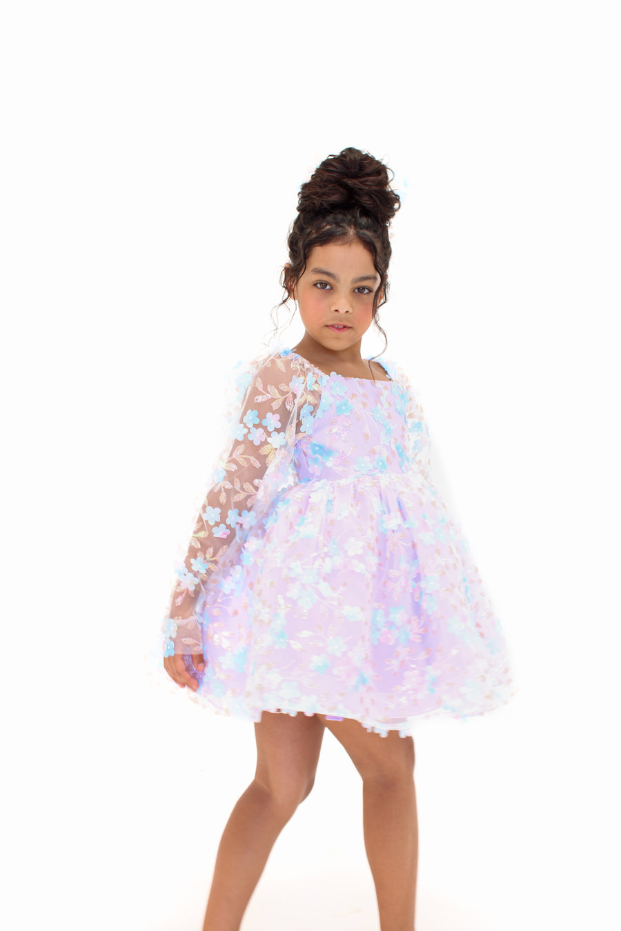 Maddy 3D Floral Dress