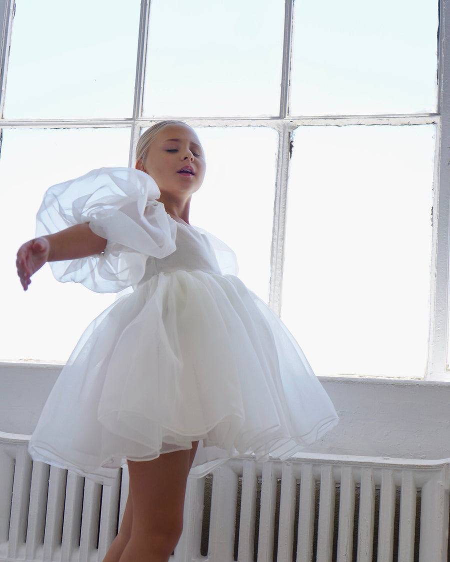 Ivory Flower Girl Dress
