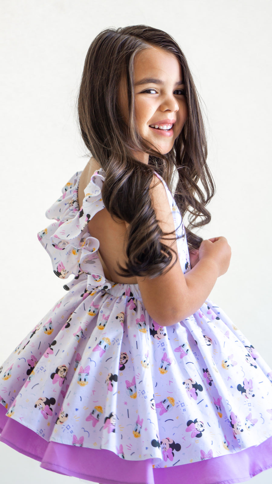 Minnie & Daisy Ruffled Back Dress