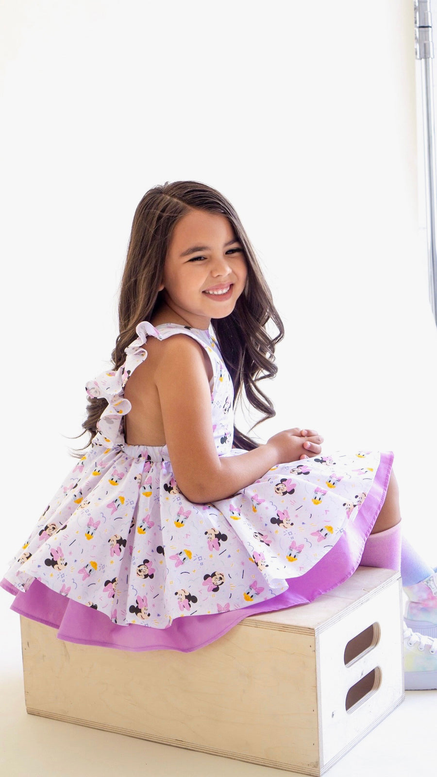 Minnie & Daisy Ruffled Back Dress