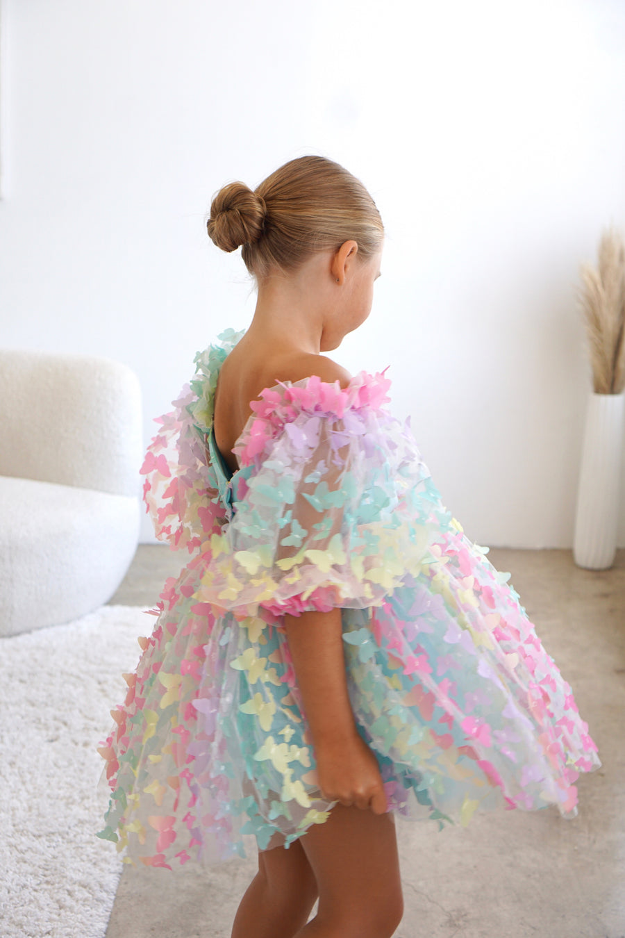 Butterfly Baby Doll Dress