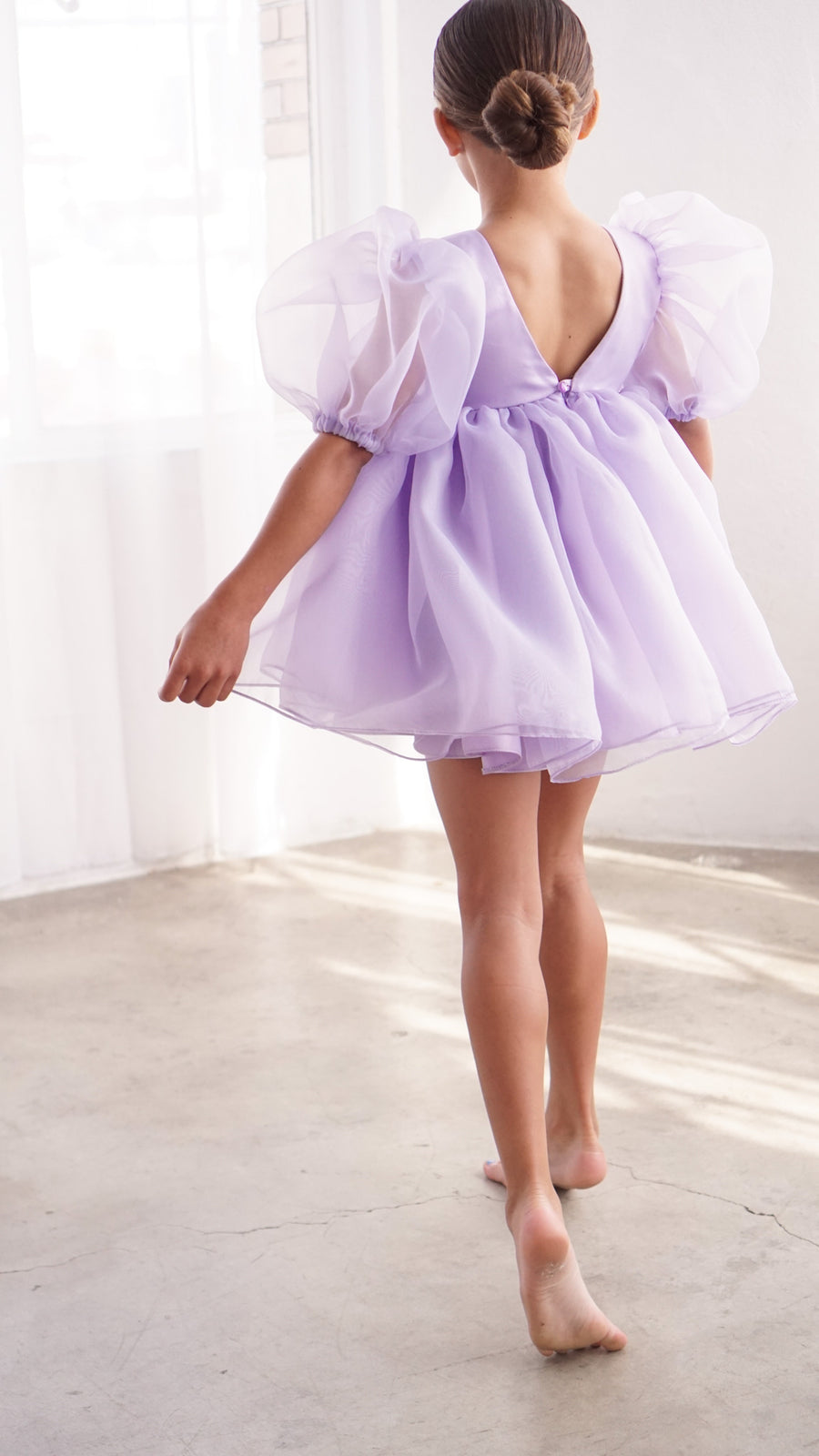 Lavender Babydoll Dress