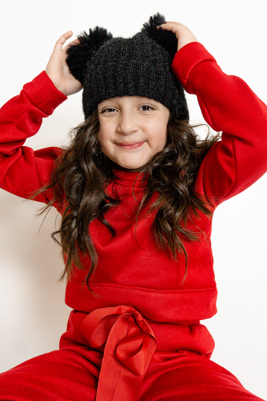 Red High Low Sweater
